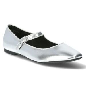 NEW Time and Tru Women's Faux Leather Mary Jane Flats 🤍